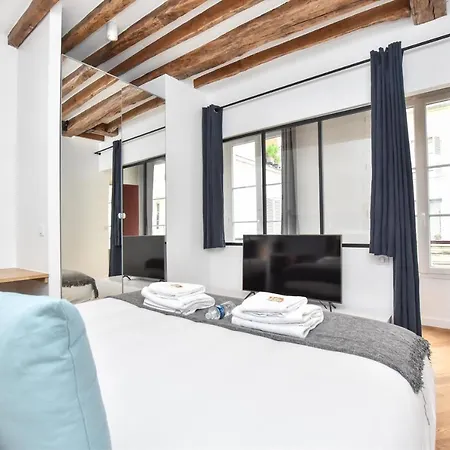 Appartement Authentic 1br-4p Republique - Le Marais Parijs
