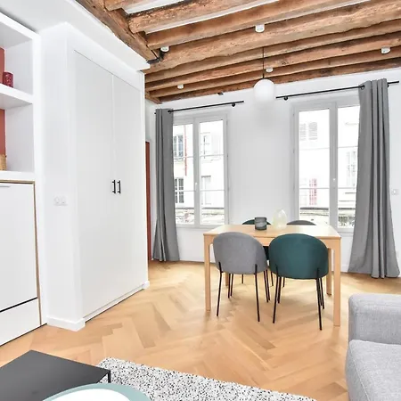 Appartement Authentic 1br-4p Republique - Le Marais Parijs