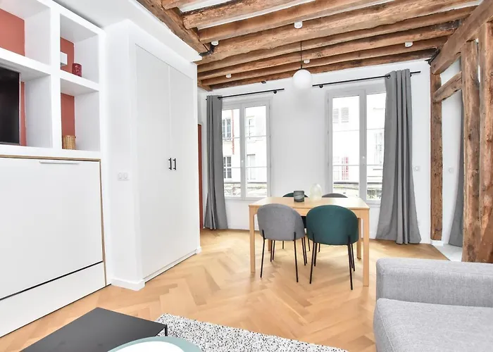 Lägenhet Authentic 1br-4p Republique - Le Marais Paris